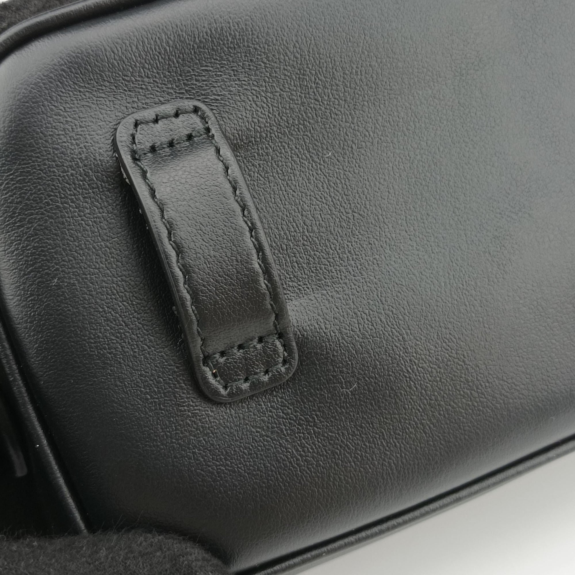 Logo belt Black leather DNP104 80/32ロゴベルト ブラック レザー DNP104 80/32