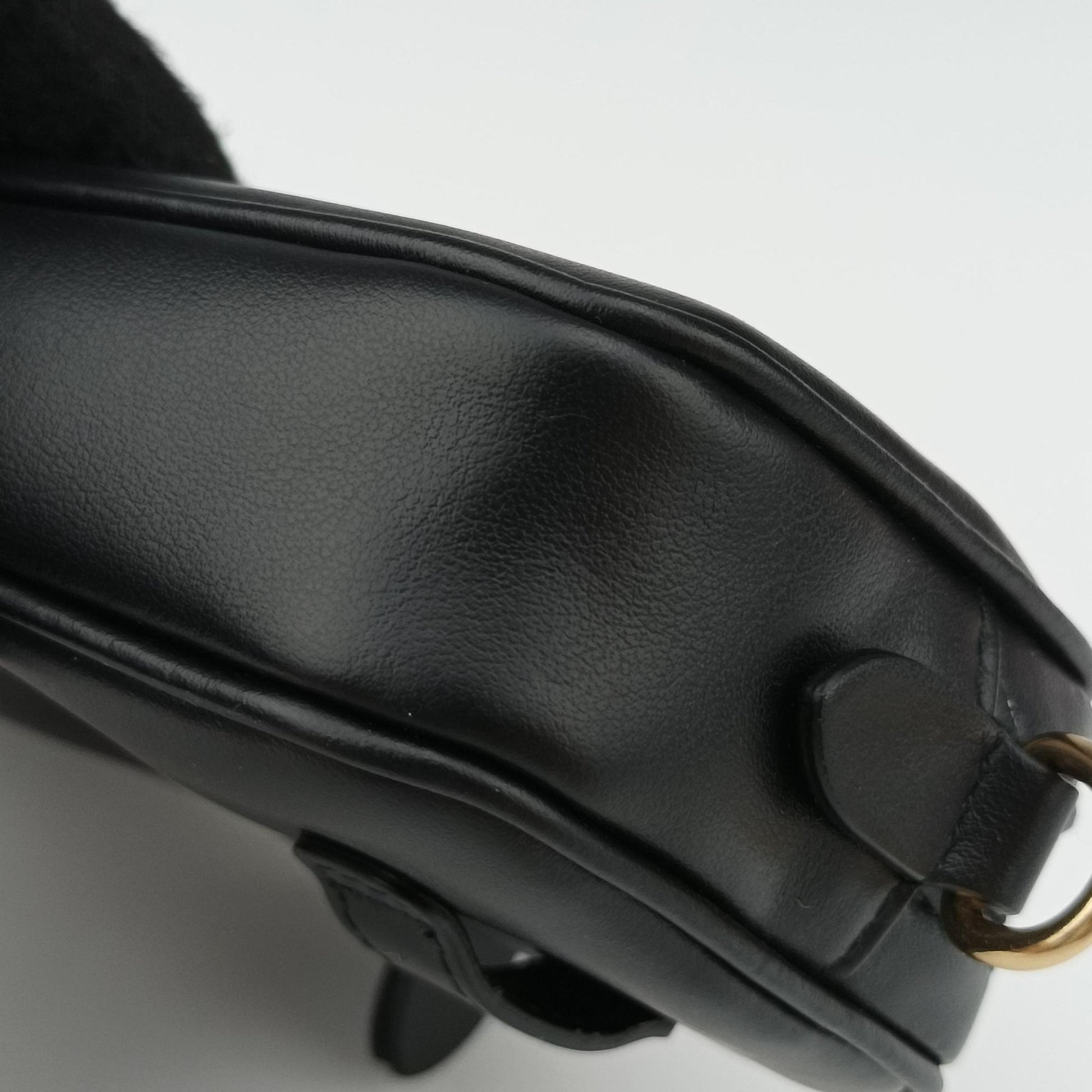 Logo belt Black leather DNP104 80/32ロゴベルト ブラック レザー DNP104 80/32