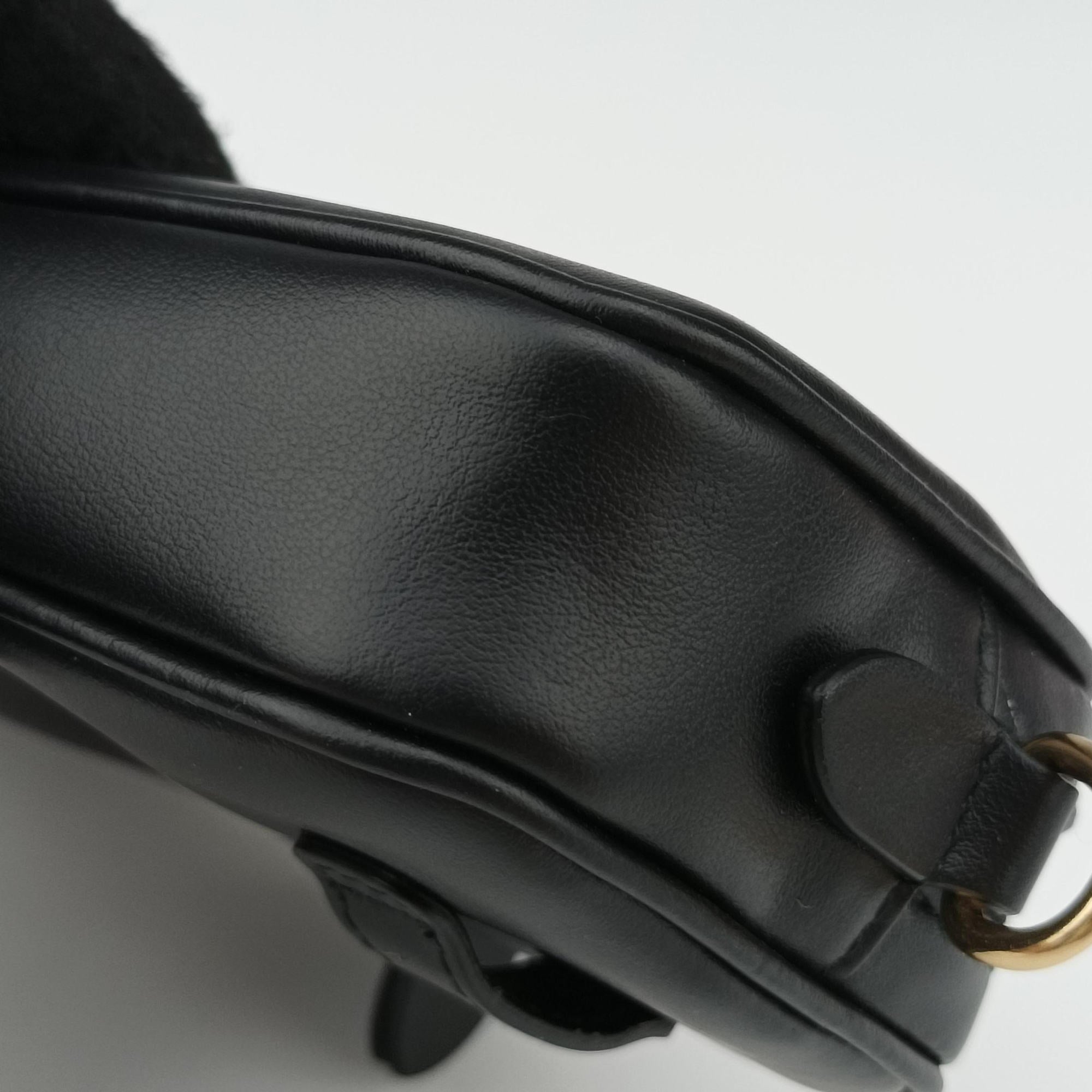 Logo belt Black leather DNP104 80/32ロゴベルト ブラック レザー DNP104 80/32