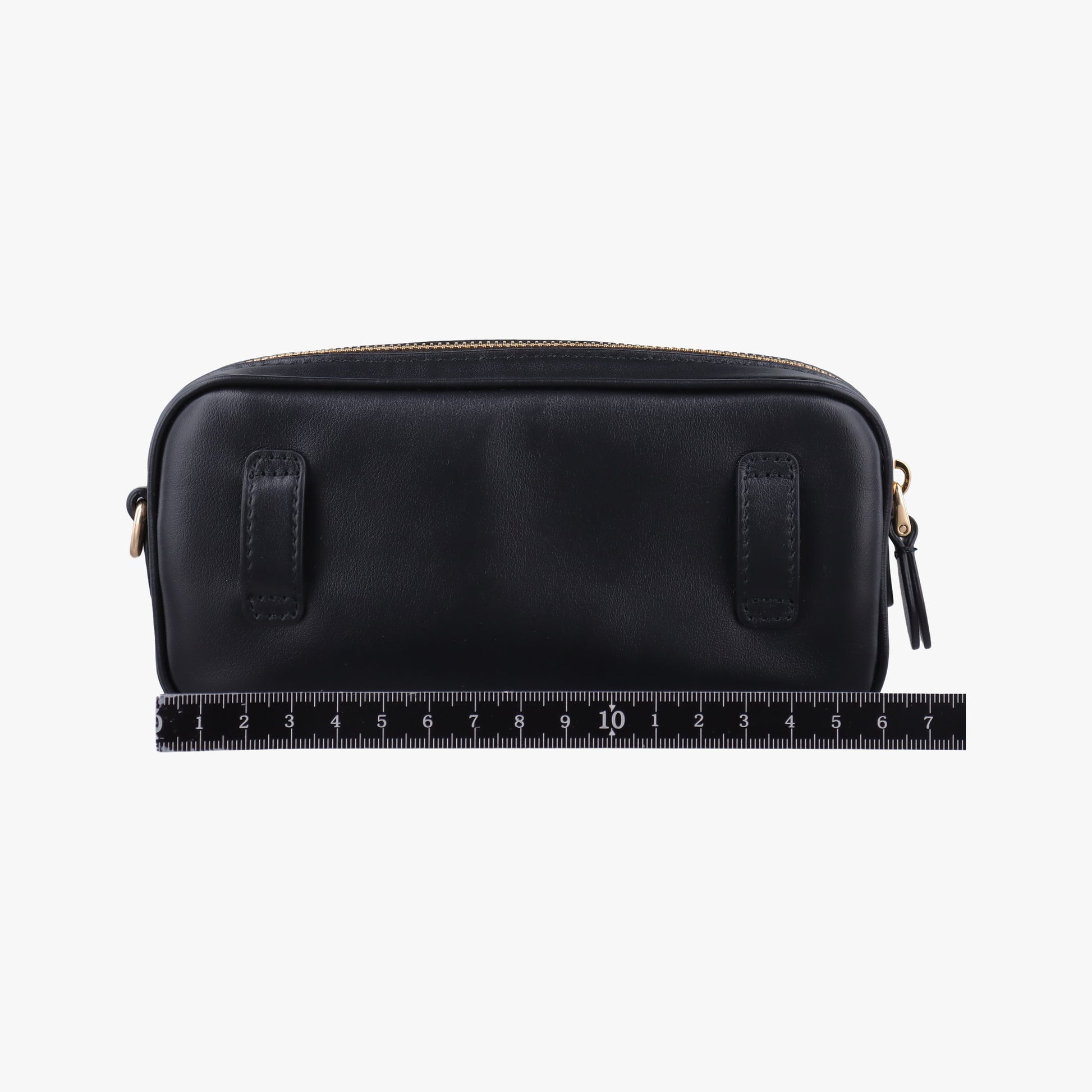 Logo belt Black leather DNP104 80/32ロゴベルト ブラック レザー DNP104 80/32