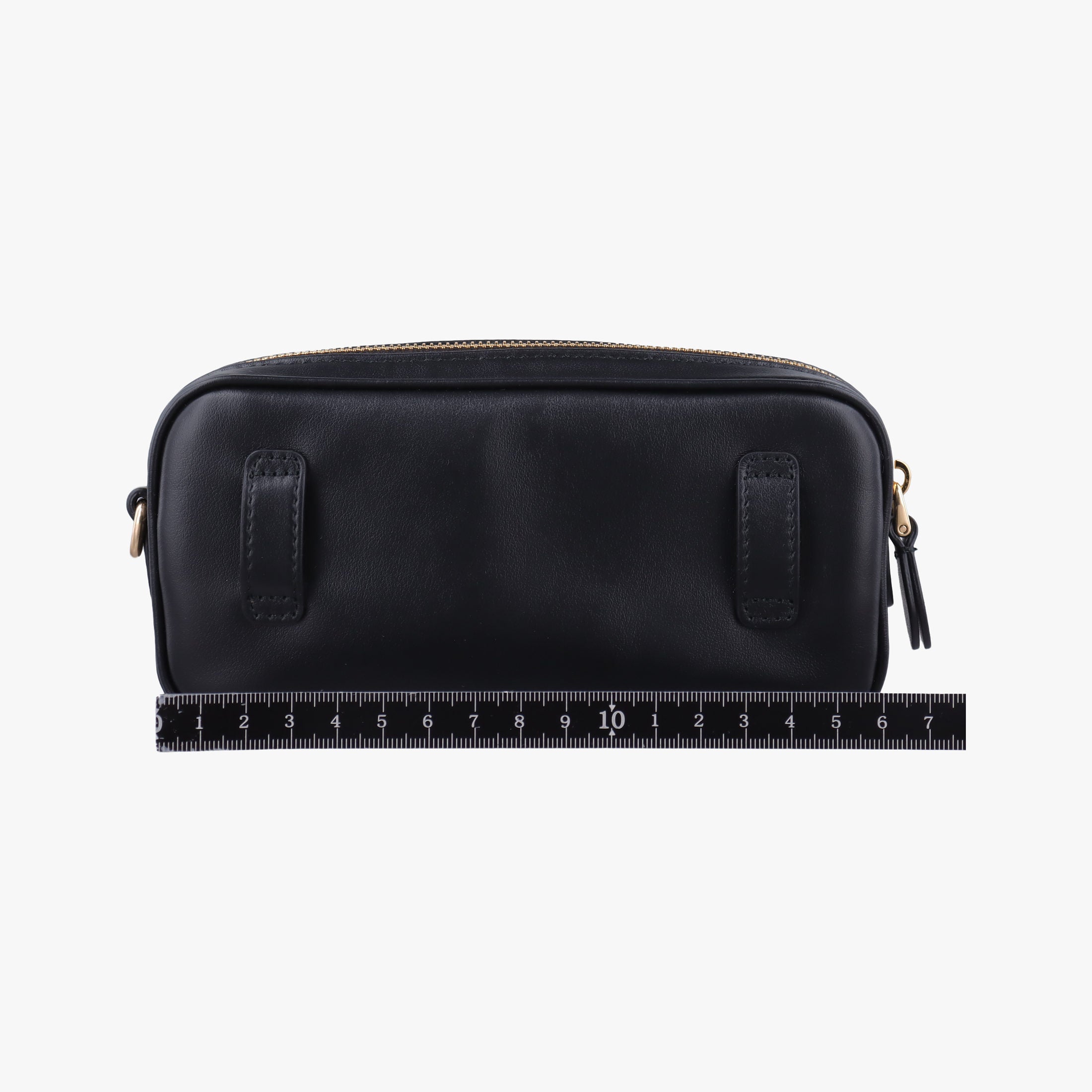 Logo belt Black leather DNP104 80/32ロゴベルト ブラック レザー DNP104 80/32