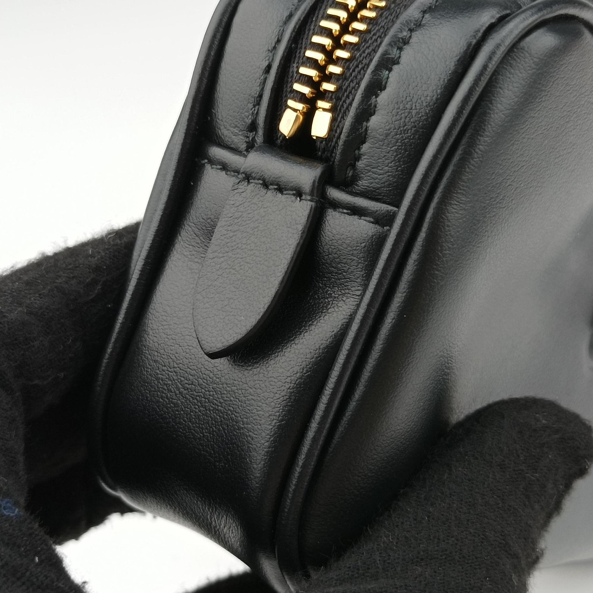 Logo belt Black leather DNP104 80/32ロゴベルト ブラック レザー DNP104 80/32