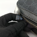 Interlocking G Messenger Black PVC coated canvas×Leather 703468 H037807826インターロッキングG ブラック PVCコーティングキャンバス×レザー 703468 H037807826