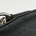 Interlocking G Messenger Black PVC coated canvas×Leather 703468 H037807826インターロッキングG ブラック PVCコーティングキャンバス×レザー 703468 H037807826