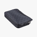 Interlocking G Messenger Black PVC coated canvas×Leather 703468 H037807826インターロッキングG ブラック PVCコーティングキャンバス×レザー 703468 H037807826