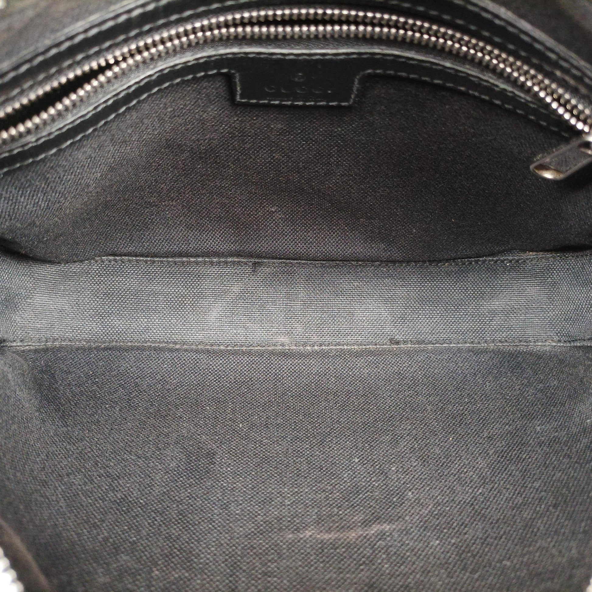Interlocking G Messenger Black PVC coated canvas×Leather 703468 H037807826インターロッキングG ブラック PVCコーティングキャンバス×レザー 703468 H037807826