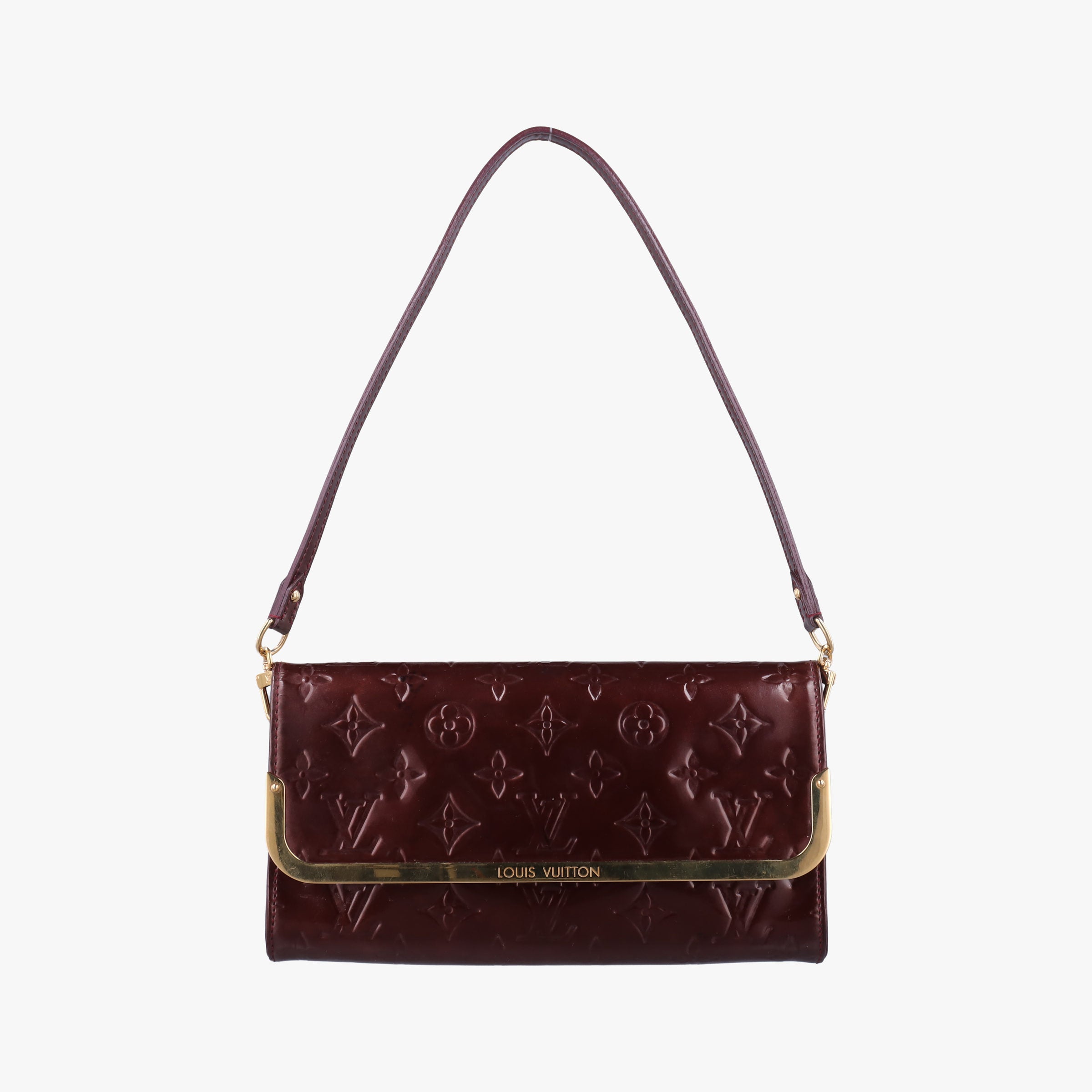 Clutch Ana Amarante Vernis M91549 TR2111クラッチ アナ アマラント ヴェルニ M91549 TR2111