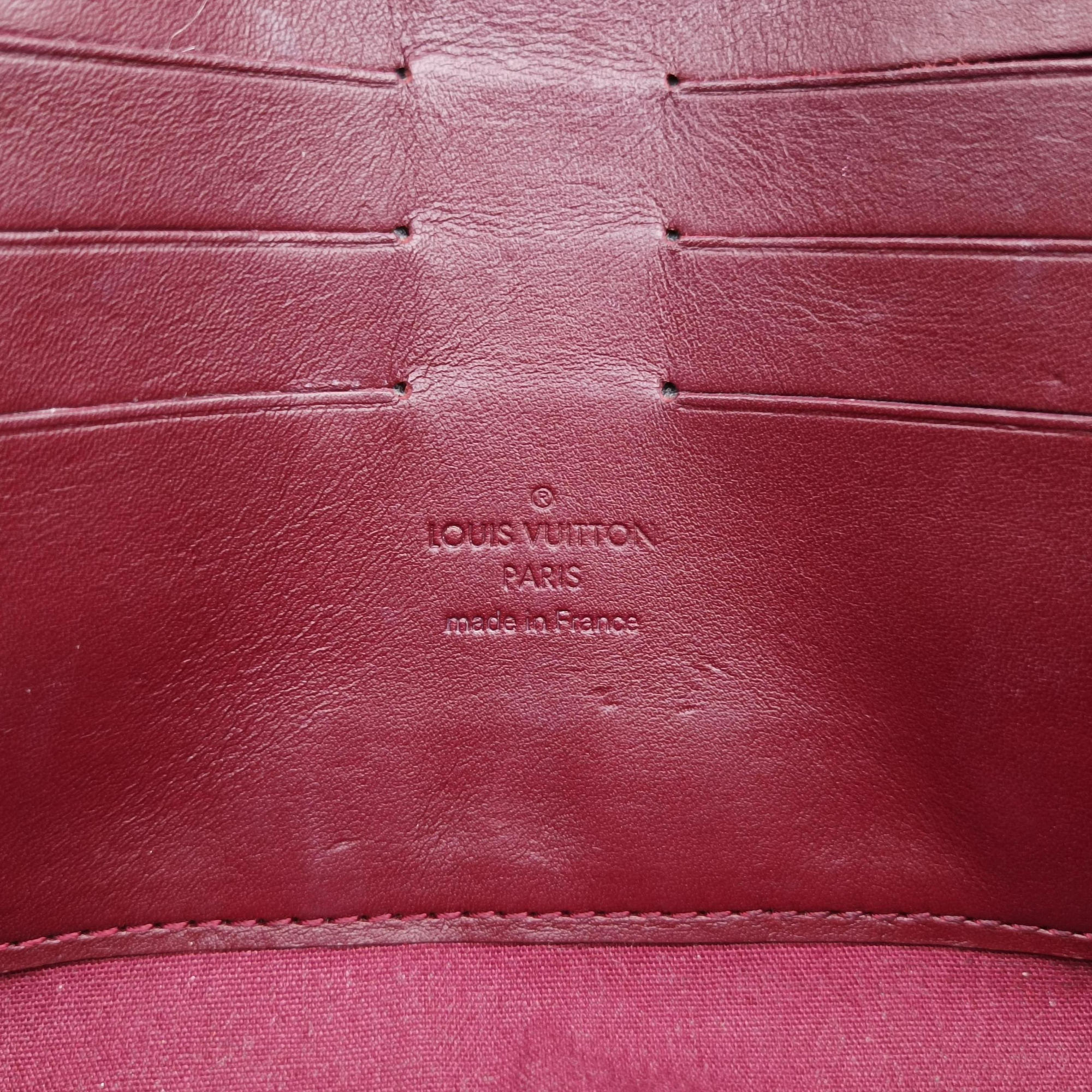 Clutch Ana Amarante Vernis M91549 TR2111クラッチ アナ アマラント ヴェルニ M91549 TR2111