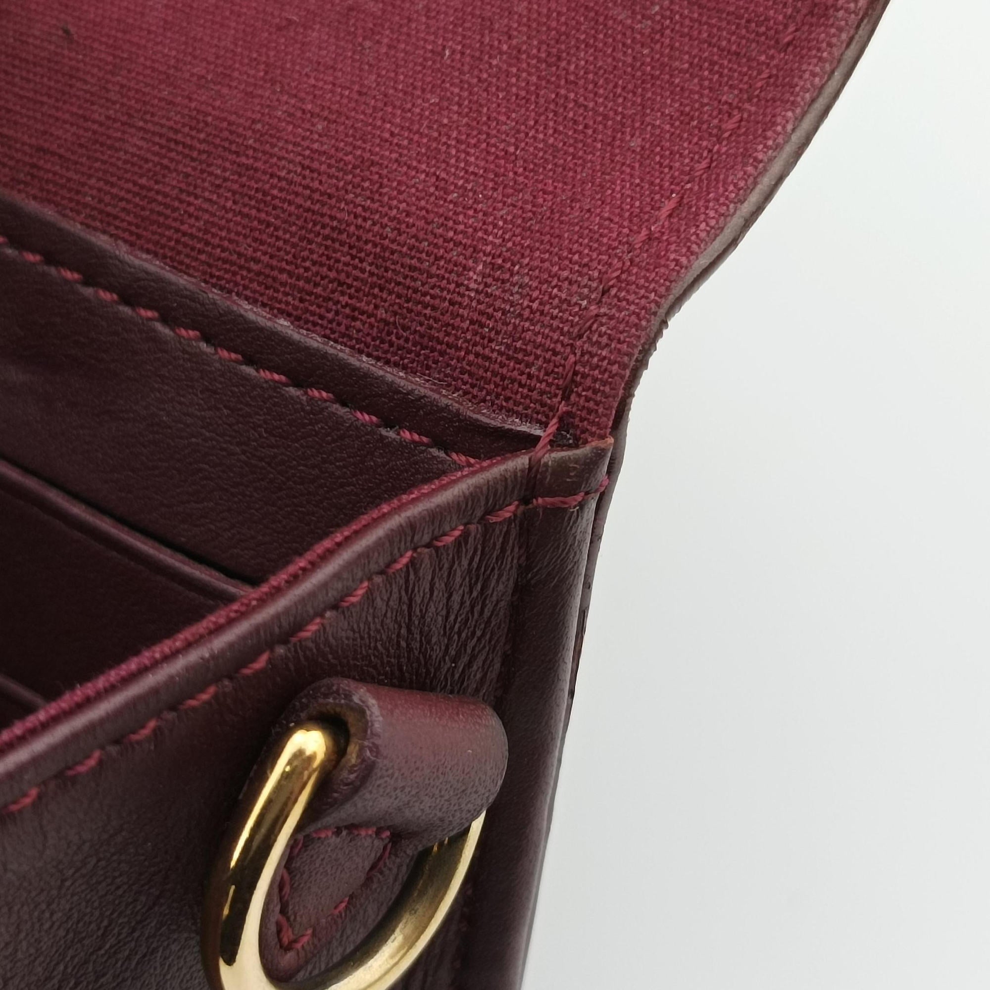 Clutch Ana Amarante Vernis M91549 TR2111クラッチ アナ アマラント ヴェルニ M91549 TR2111