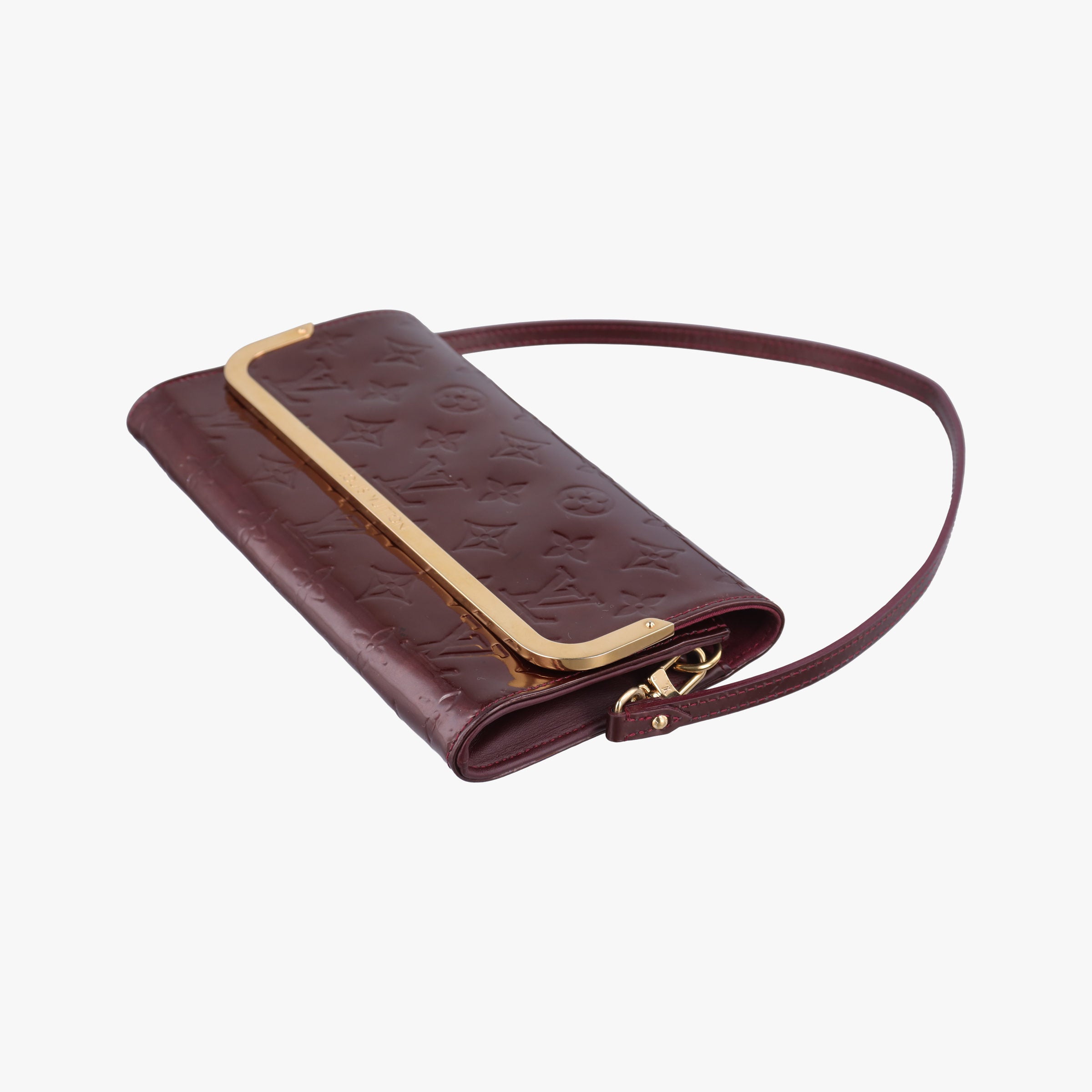 Clutch Ana Amarante Vernis M91549 TR2111クラッチ アナ アマラント ヴェルニ M91549 TR2111