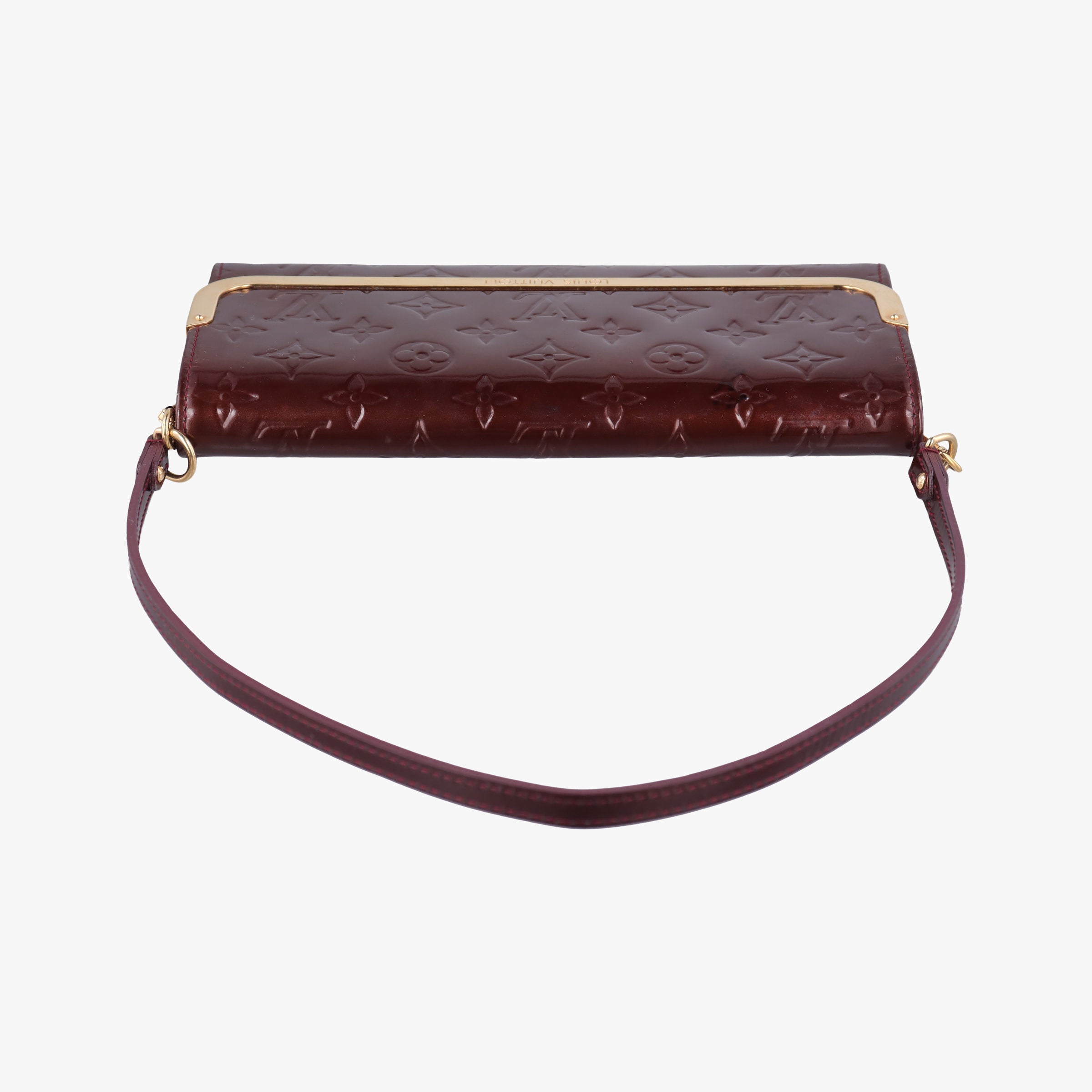 Clutch Ana Amarante Vernis M91549 TR2111クラッチ アナ アマラント ヴェルニ M91549 TR2111