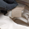 Miss GG Hobo beige×White canvas×leather 326514 E016216438ミス GG ホーボー ベージュ×ホワイト キャンバス×レザー 326514 E016216438