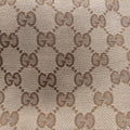 Miss GG Hobo beige×White canvas×leather 326514 E016216438ミス GG ホーボー ベージュ×ホワイト キャンバス×レザー 326514 E016216438
