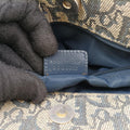 Trotter Tote Navy Jacquard × Leather BO C 0052トロッター トート ネイビー ジャガード×レザー BO C 0052