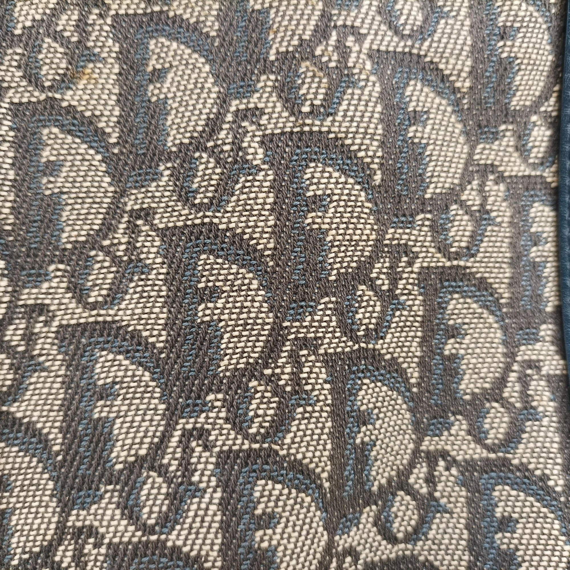 Trotter Tote Navy Jacquard × Leather BO C 0052トロッター トート ネイビー ジャガード×レザー BO C 0052