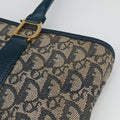 Trotter Tote Navy Jacquard × Leather BO C 0052トロッター トート ネイビー ジャガード×レザー BO C 0052