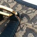 Trotter Tote Navy Jacquard × Leather BO C 0052トロッター トート ネイビー ジャガード×レザー BO C 0052