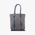 Trotter Tote Navy Jacquard × Leather BO C 0052トロッター トート ネイビー ジャガード×レザー BO C 0052