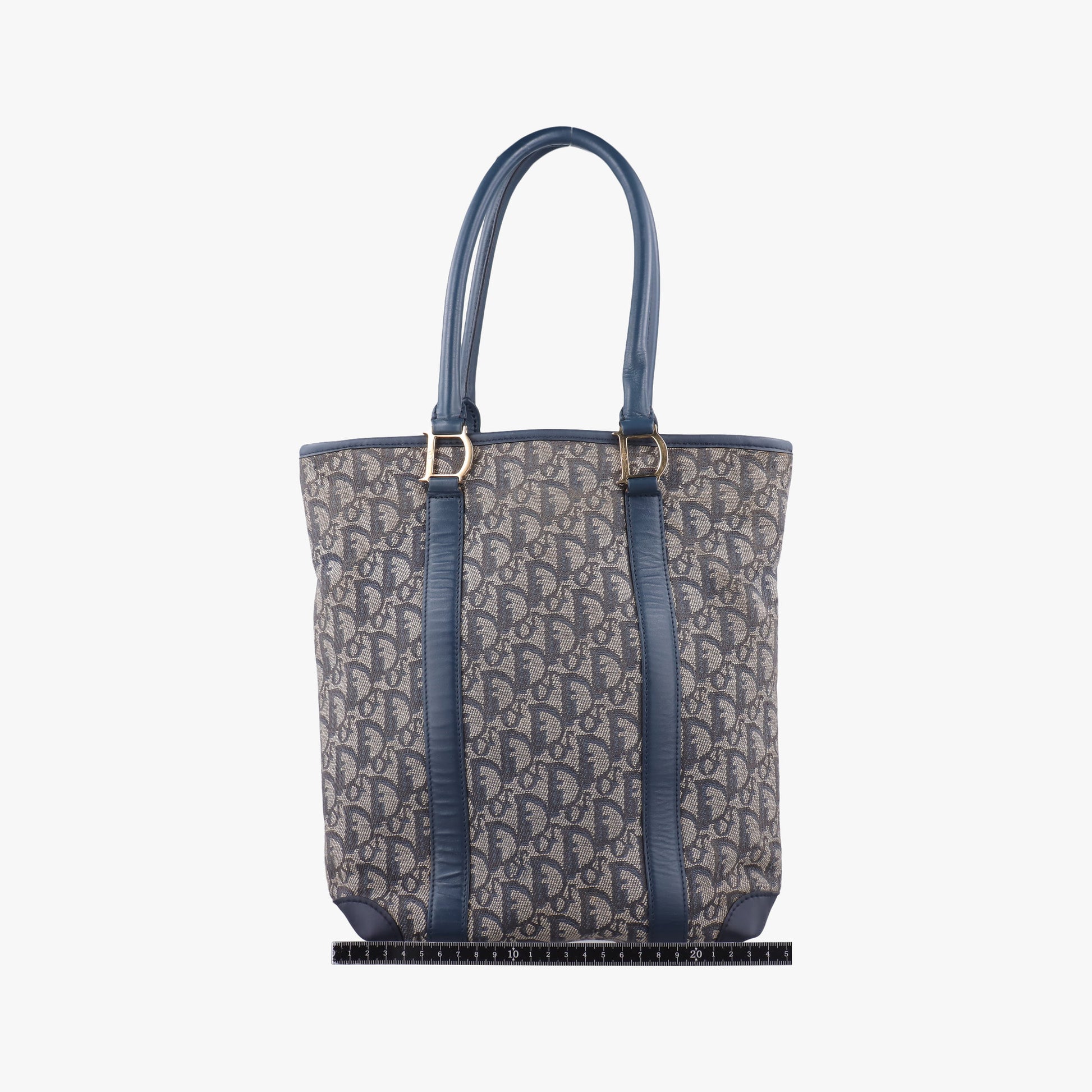 Trotter Tote Navy Jacquard × Leather BO C 0052トロッター トート ネイビー ジャガード×レザー BO C 0052