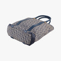 Trotter Tote Navy Jacquard × Leather BO C 0052トロッター トート ネイビー ジャガード×レザー BO C 0052