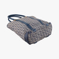 Trotter Tote Navy Jacquard × Leather BO C 0052トロッター トート ネイビー ジャガード×レザー BO C 0052