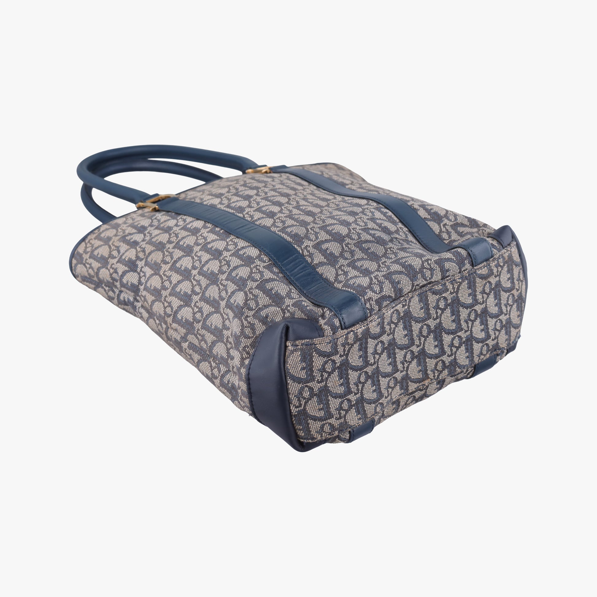Trotter Tote Navy Jacquard × Leather BO C 0052トロッター トート ネイビー ジャガード×レザー BO C 0052