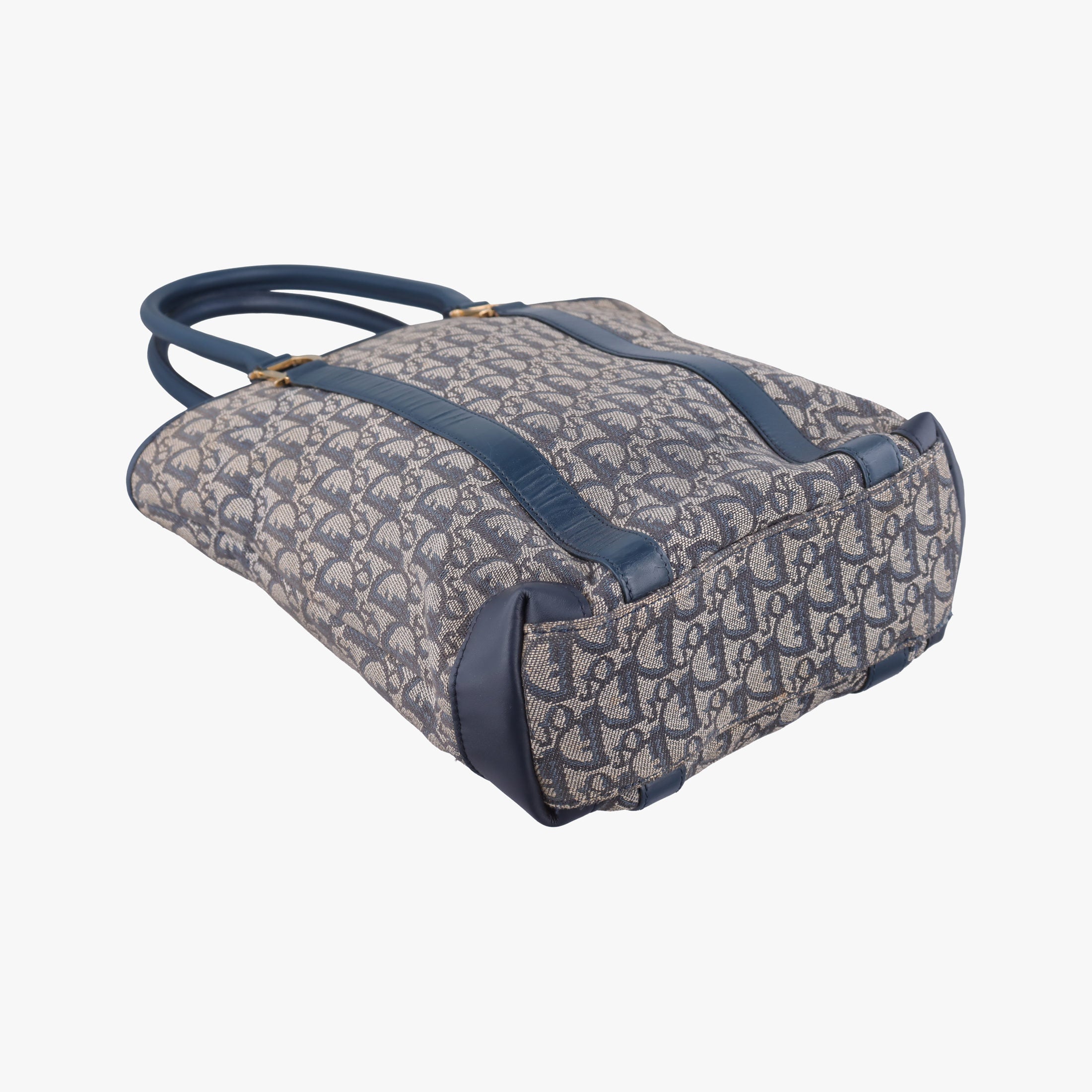 Trotter Tote Navy Jacquard × Leather BO C 0052トロッター トート ネイビー ジャガード×レザー BO C 0052