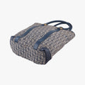 Trotter Tote Navy Jacquard × Leather BO C 0052トロッター トート ネイビー ジャガード×レザー BO C 0052