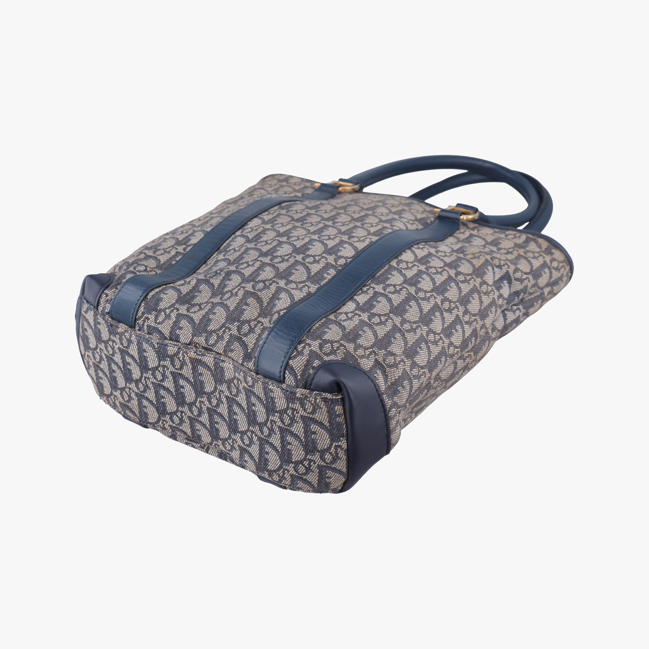 Trotter Tote Navy Jacquard × Leather BO C 0052トロッター トート ネイビー ジャガード×レザー BO C 0052