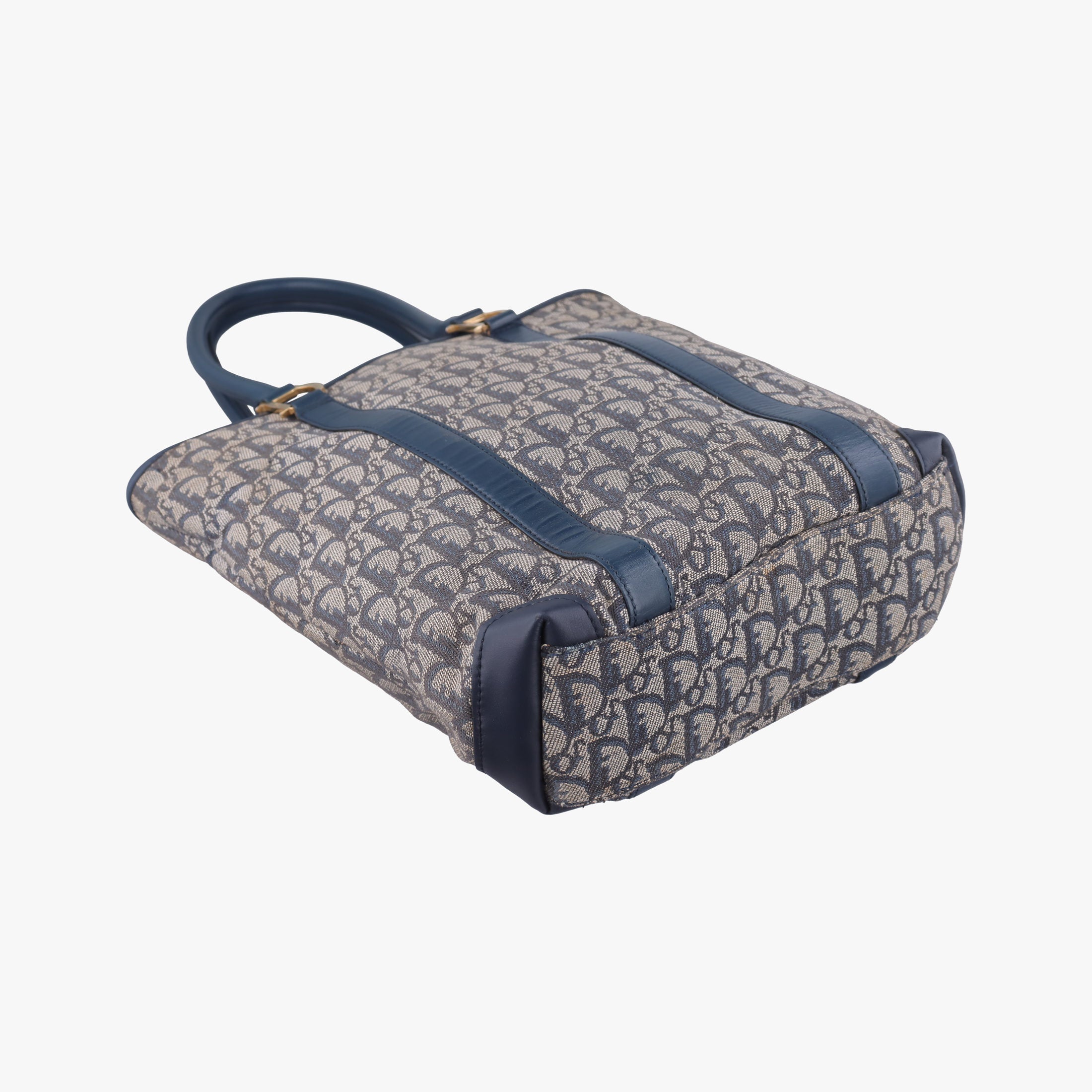 Trotter Tote Navy Jacquard × Leather BO C 0052トロッター トート ネイビー ジャガード×レザー BO C 0052