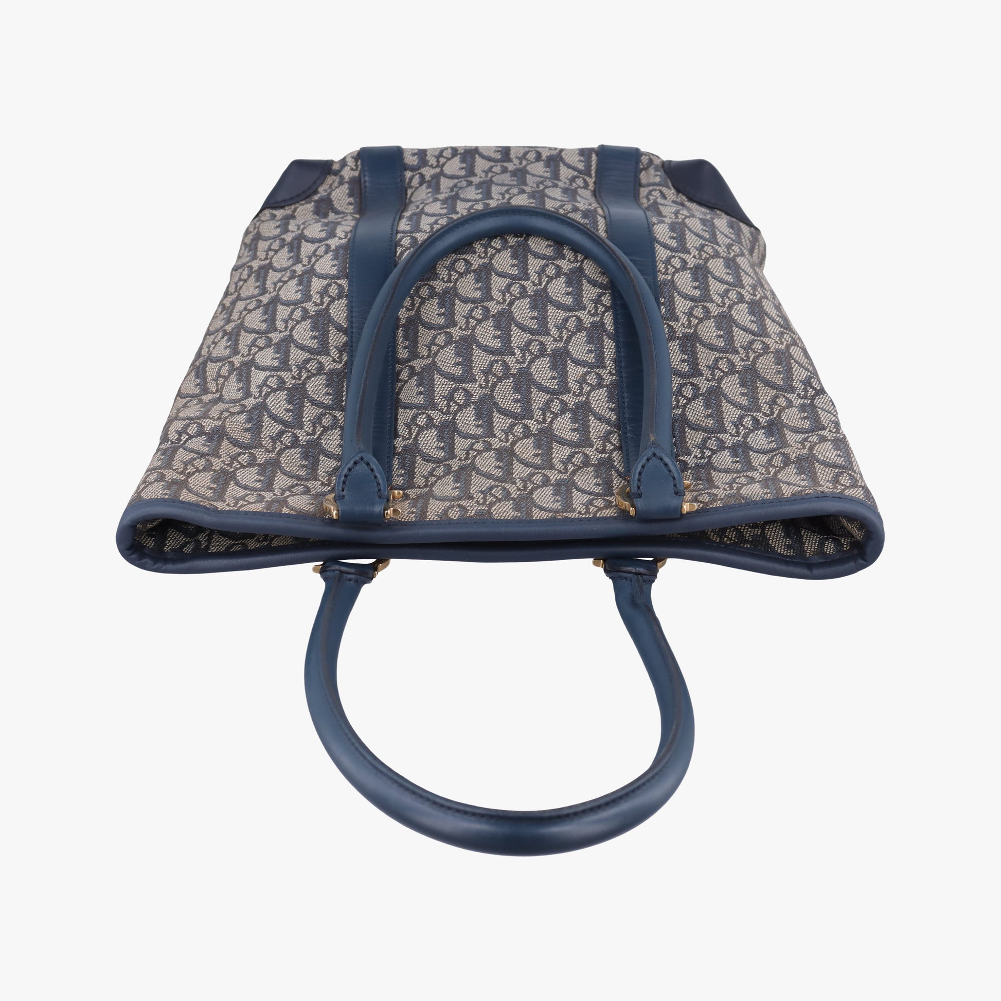 Trotter Tote Navy Jacquard × Leather BO C 0052トロッター トート ネイビー ジャガード×レザー BO C 0052