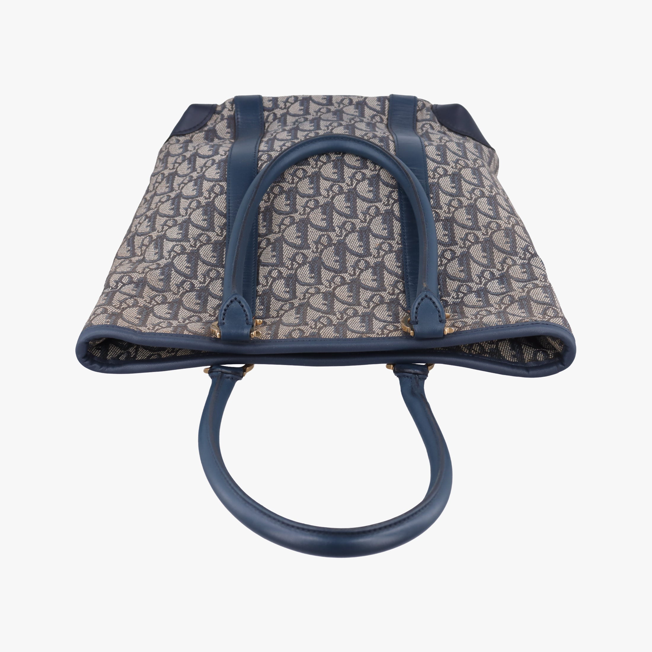 Trotter Tote Navy Jacquard × Leather BO C 0052トロッター トート ネイビー ジャガード×レザー BO C 0052