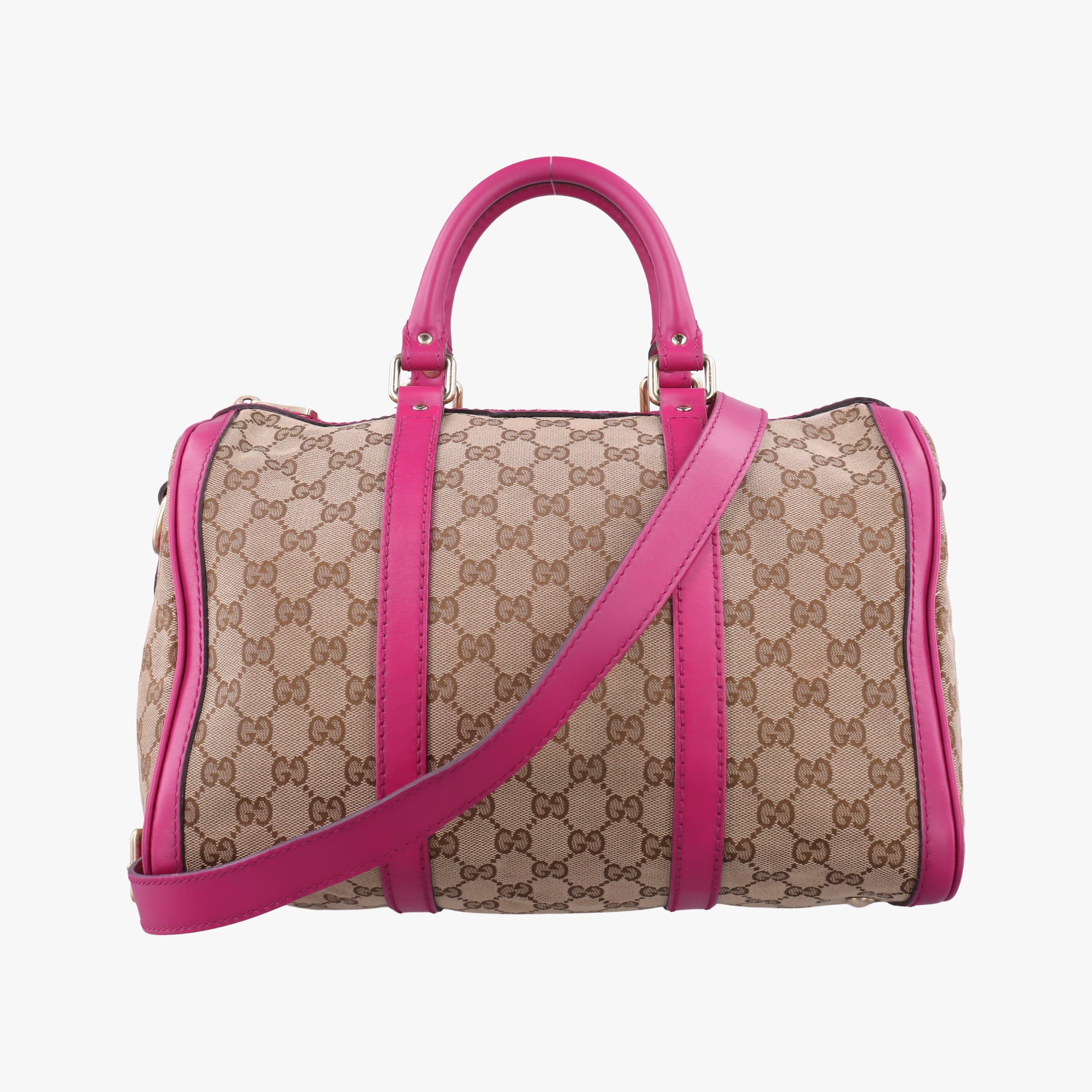 Sherry Line beige×rose canvas×leather 247205 G015853331シェリーライン ベージュ×ローズ キャンバス×レザー 247205 G015853331