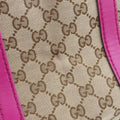 Sherry Line beige×rose canvas×leather 247205 G015853331シェリーライン ベージュ×ローズ キャンバス×レザー 247205 G015853331