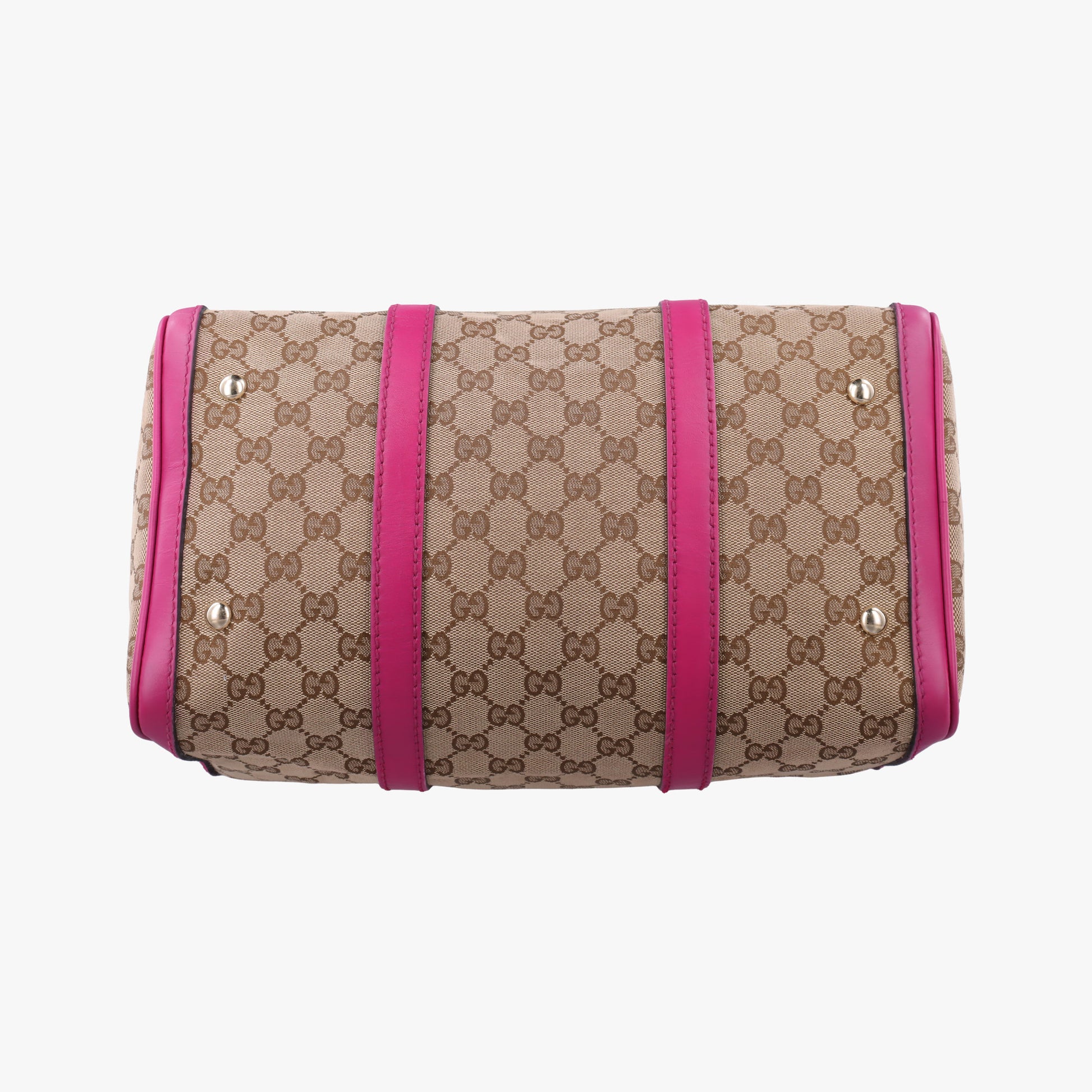 Sherry Line beige×rose canvas×leather 247205 G015853331シェリーライン ベージュ×ローズ キャンバス×レザー 247205 G015853331