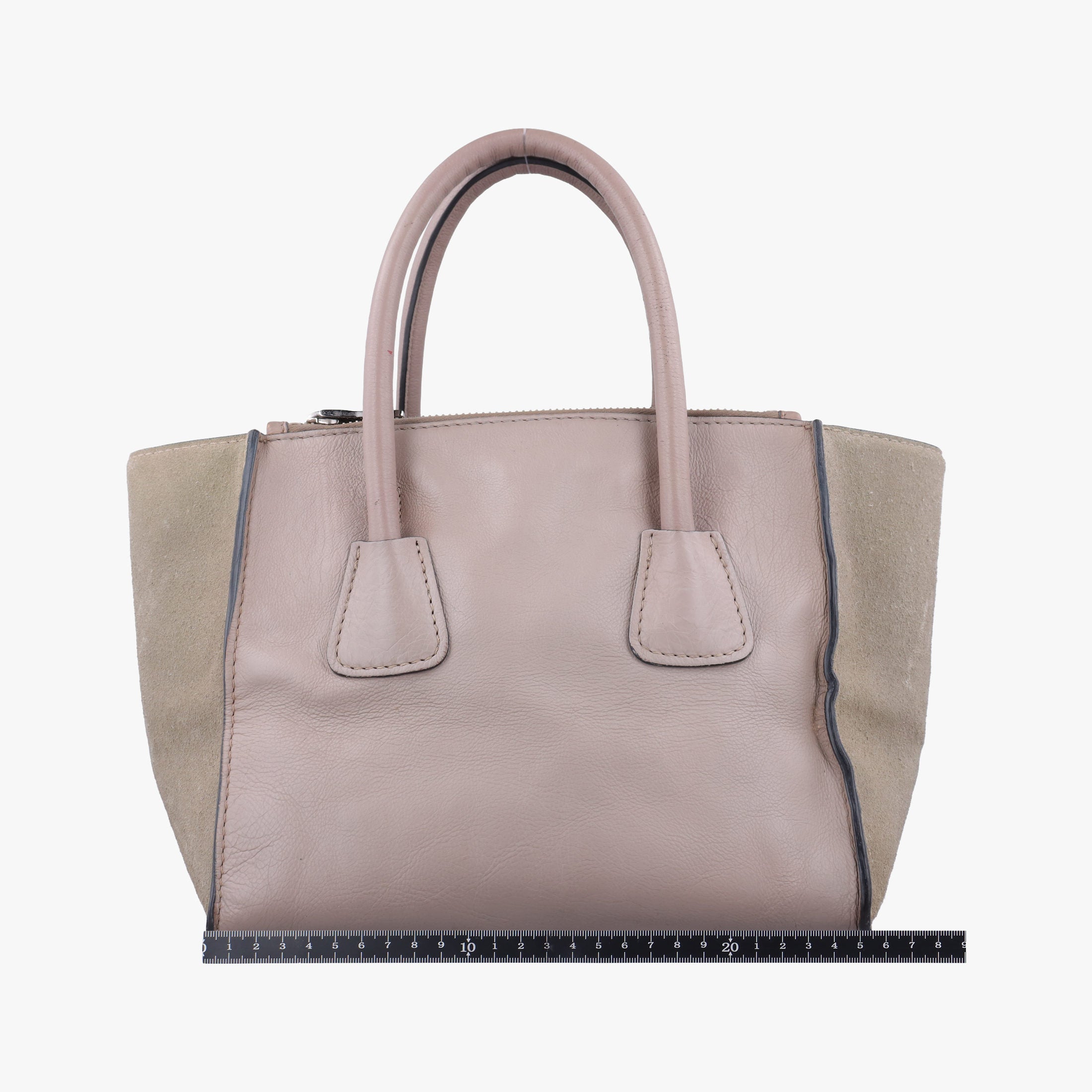 Glace Twin Pocket Tote Beige×Pink Suede × leather B2625M 231グレース ツインポケットトート ベージュ×ピンク スエード×レザー B2625M 231