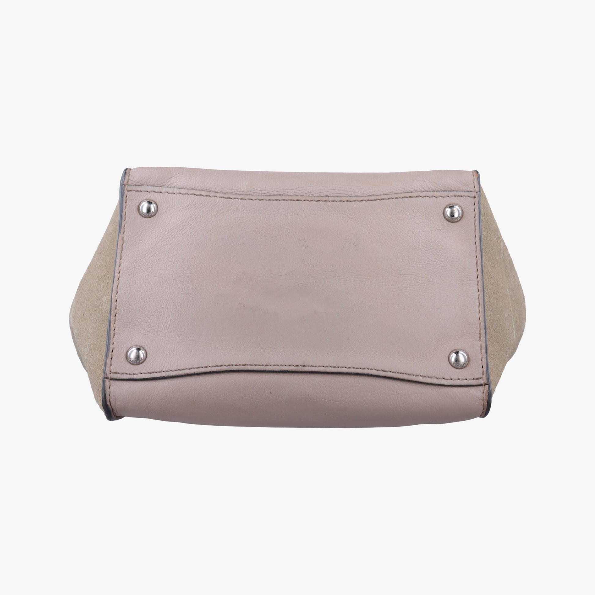 Glace Twin Pocket Tote Beige×Pink Suede × leather B2625M 231グレース ツインポケットトート ベージュ×ピンク スエード×レザー B2625M 231