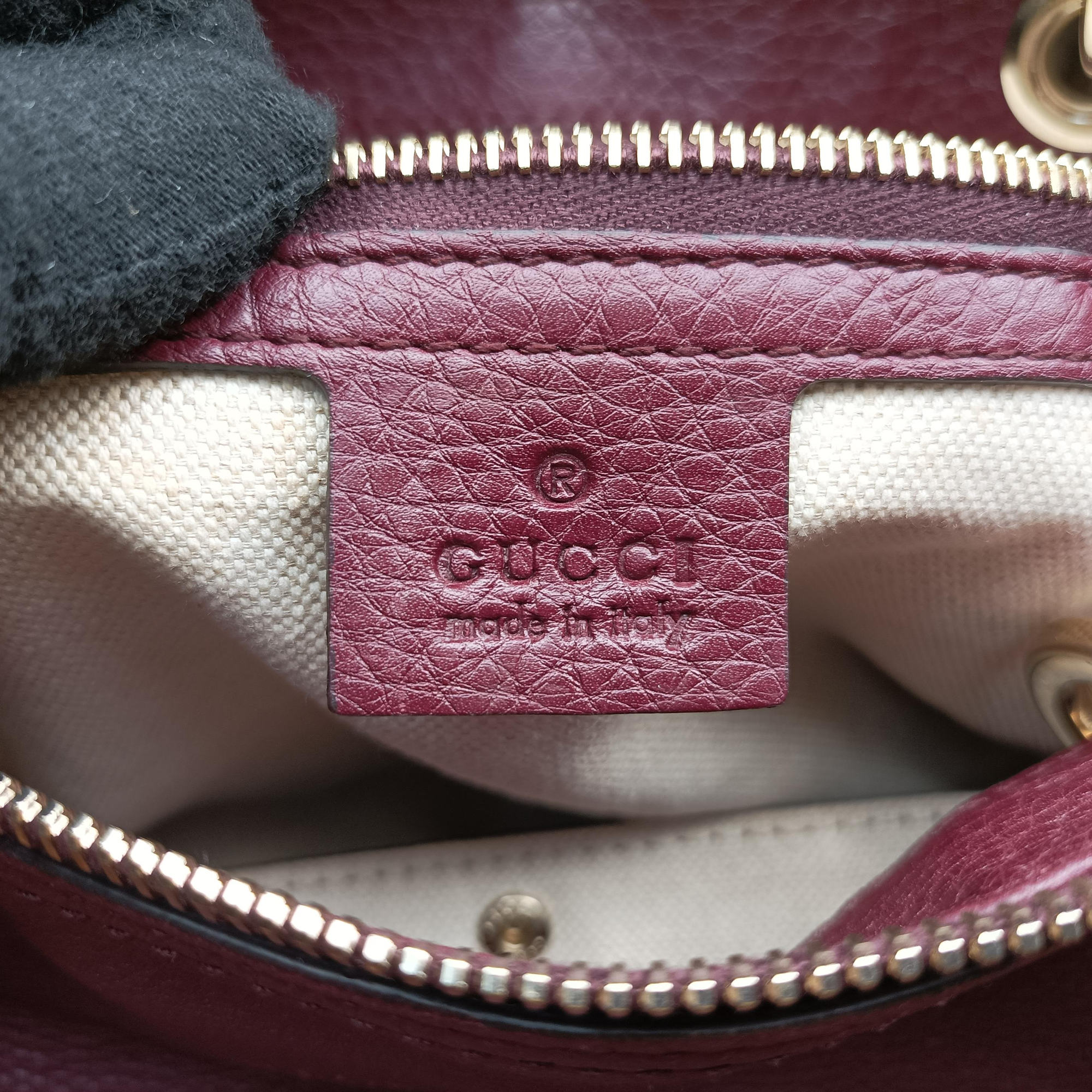 bamboo shopper Burgundy Leather 353124 I016633056バンブーショッパー ワインレッド レザー 353124 I016633056