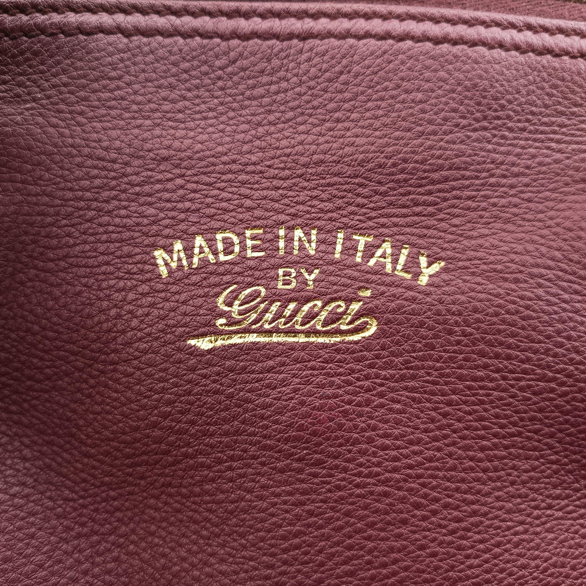bamboo shopper Burgundy Leather 353124 I016633056バンブーショッパー ワインレッド レザー 353124 I016633056