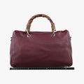 bamboo shopper Burgundy Leather 353124 I016633056バンブーショッパー ワインレッド レザー 353124 I016633056
