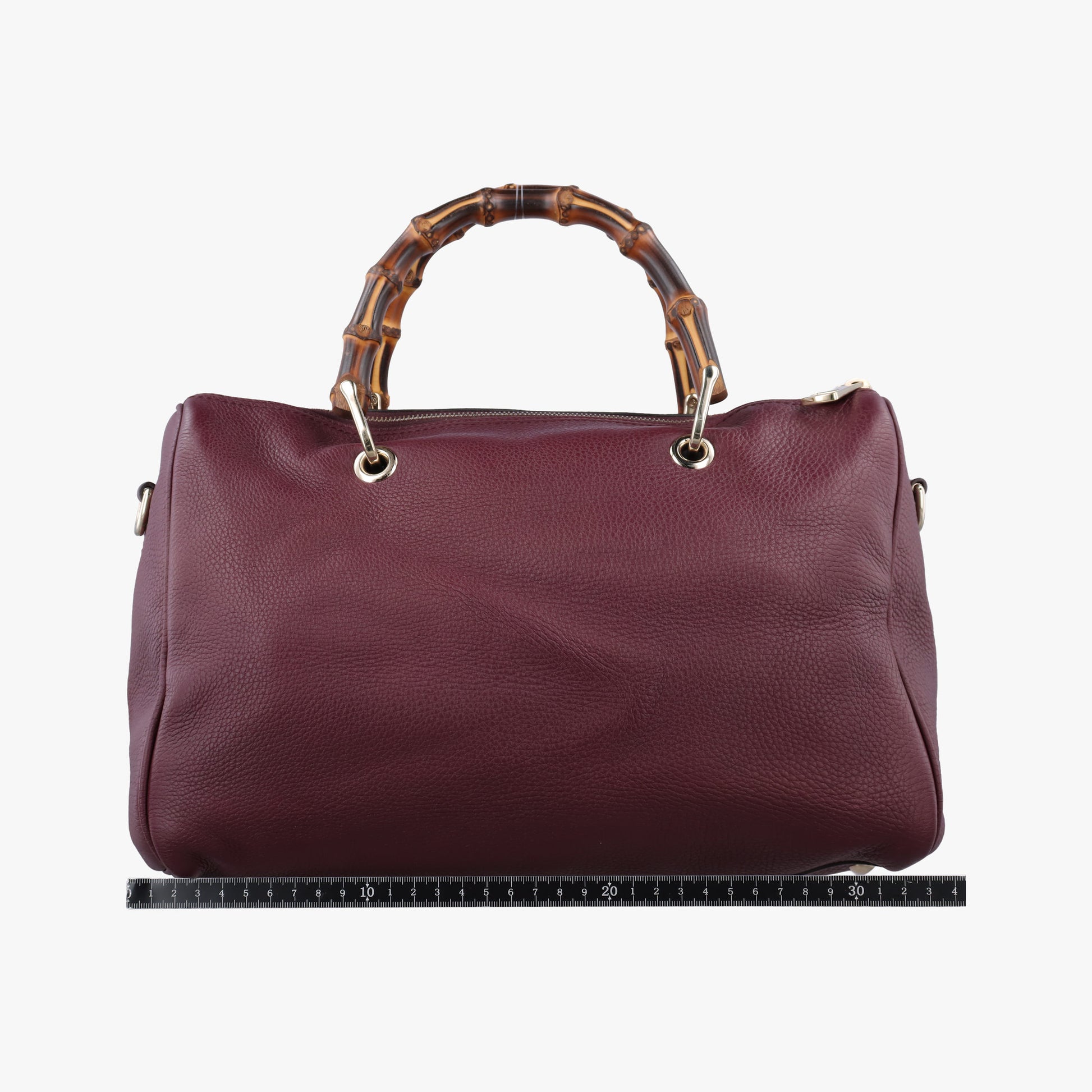 bamboo shopper Burgundy Leather 353124 I016633056バンブーショッパー ワインレッド レザー 353124 I016633056