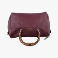 bamboo shopper Burgundy Leather 353124 I016633056バンブーショッパー ワインレッド レザー 353124 I016633056
