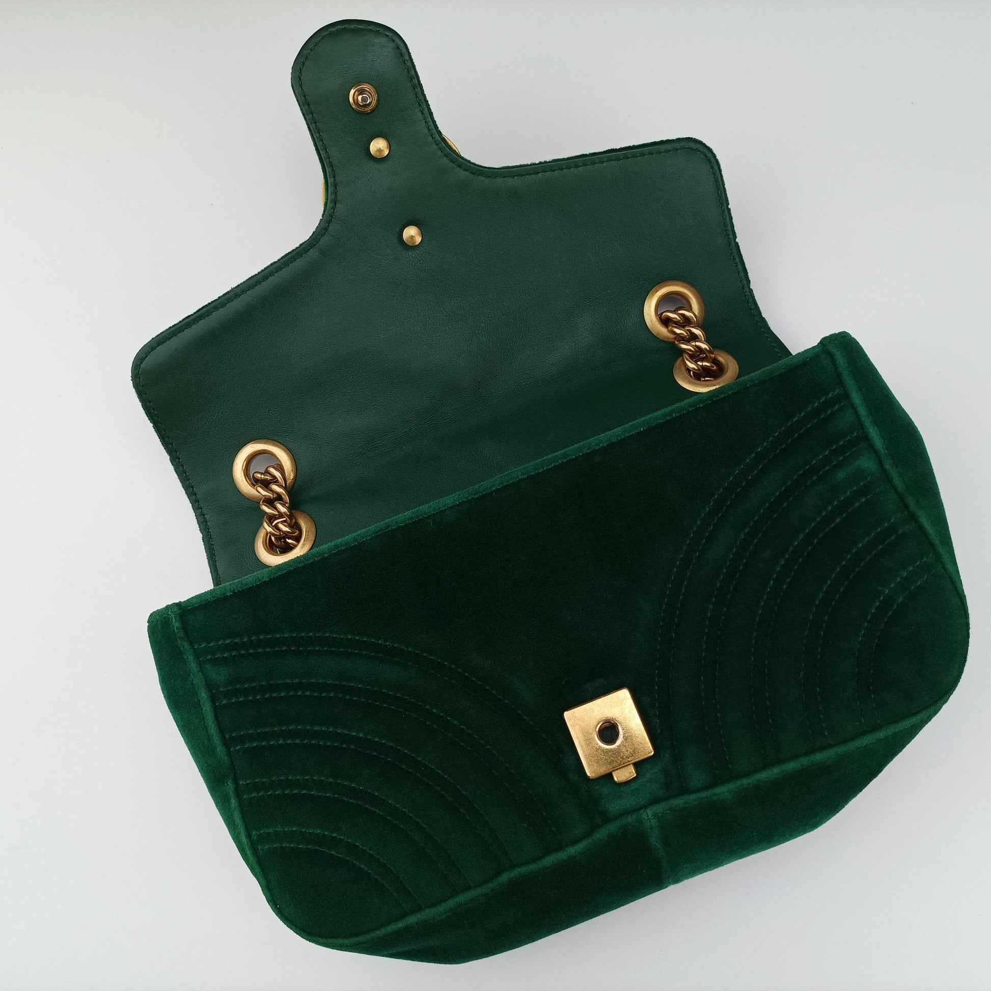GG Marmont Green velour 443497 H023425375GGマーモント グリーン ベロア 443497 H023425375