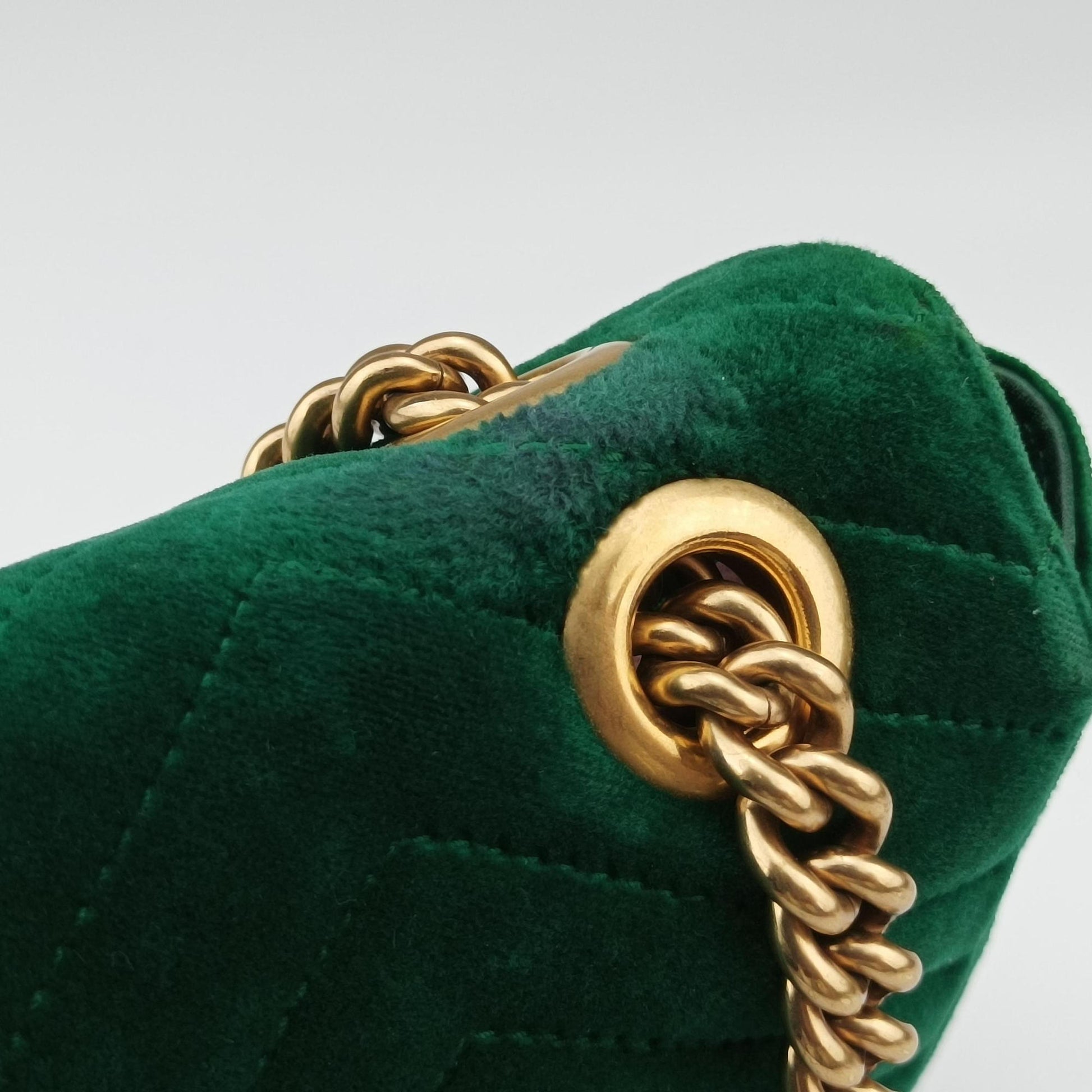 GG Marmont Green velour 443497 H023425375GGマーモント グリーン ベロア 443497 H023425375