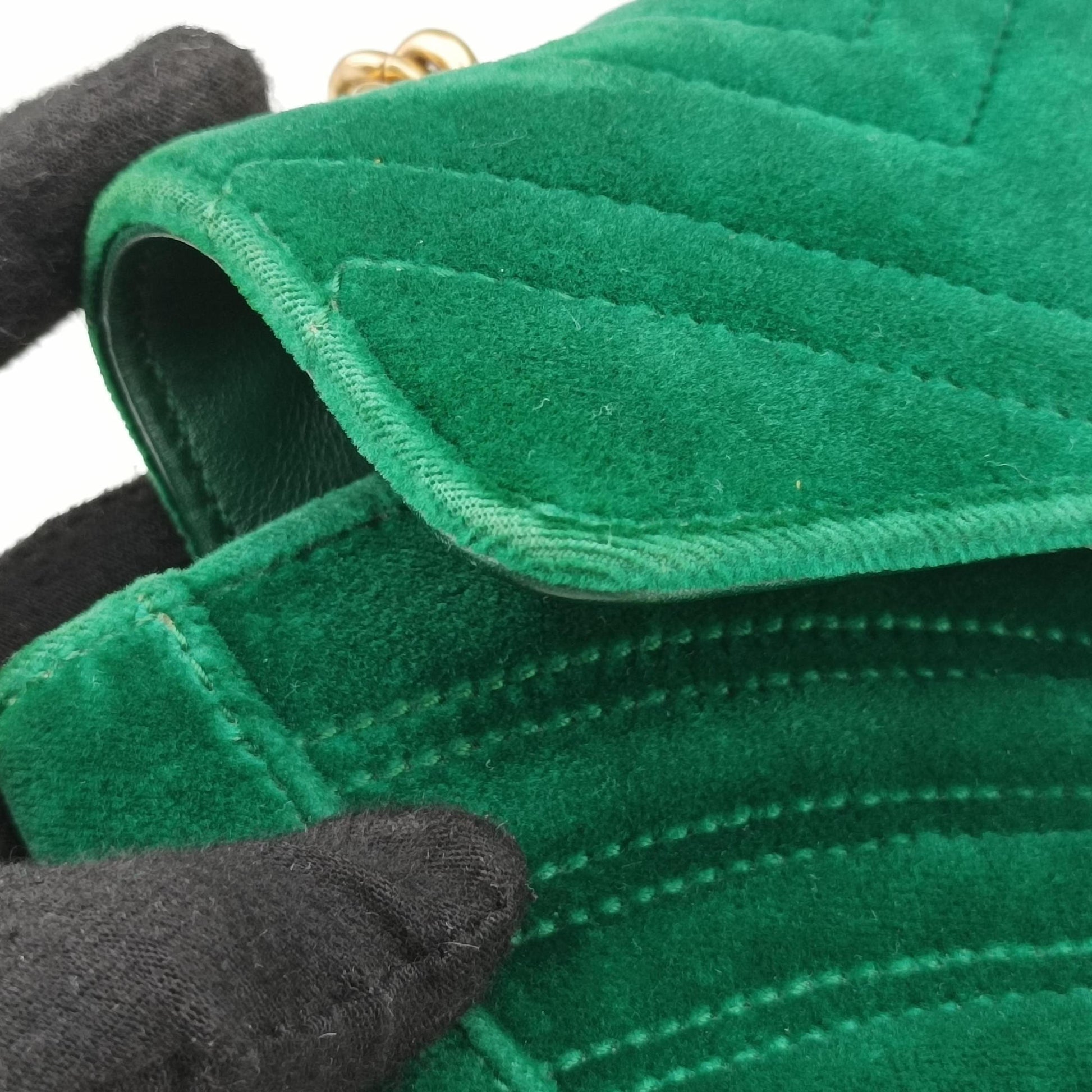 GG Marmont Green velour 443497 H023425375GGマーモント グリーン ベロア 443497 H023425375