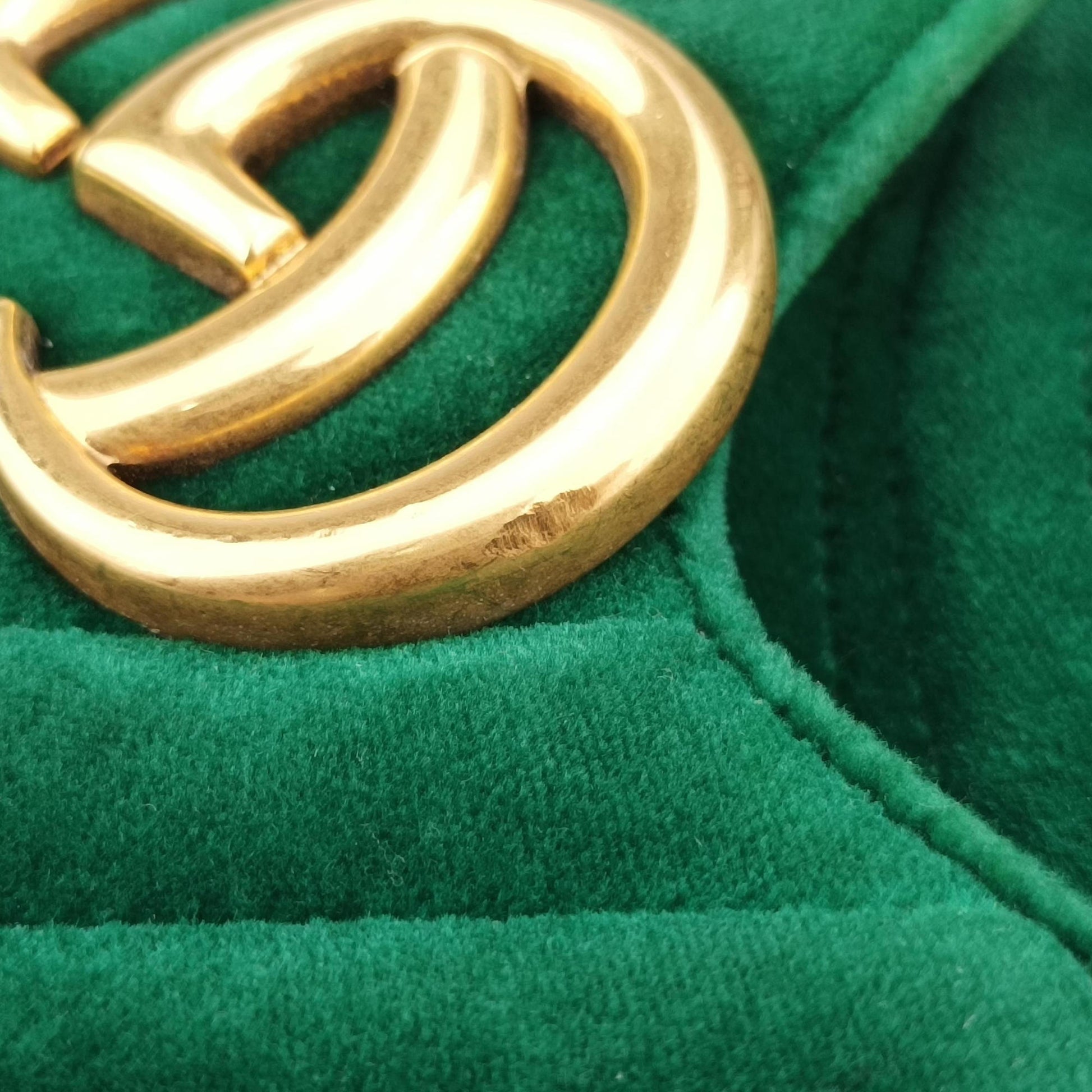 GG Marmont Green velour 443497 H023425375GGマーモント グリーン ベロア 443497 H023425375