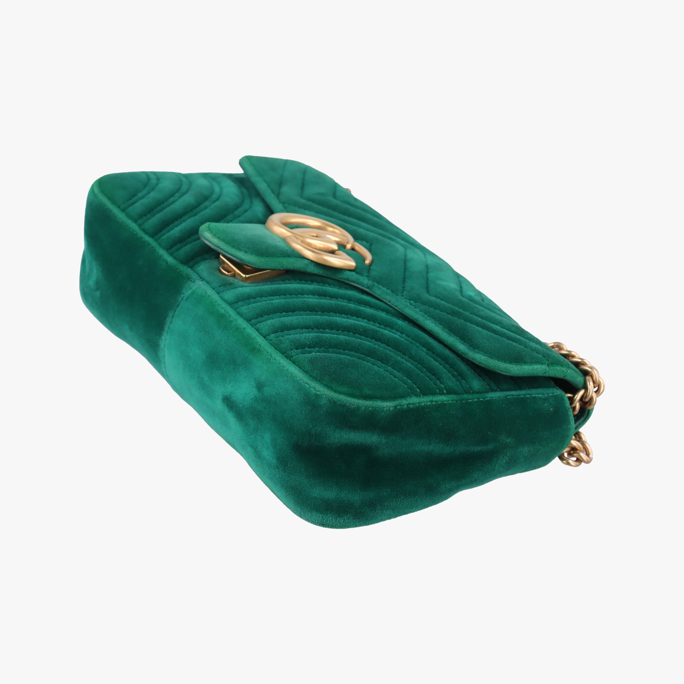GG Marmont Green velour 443497 H023425375GGマーモント グリーン ベロア 443497 H023425375