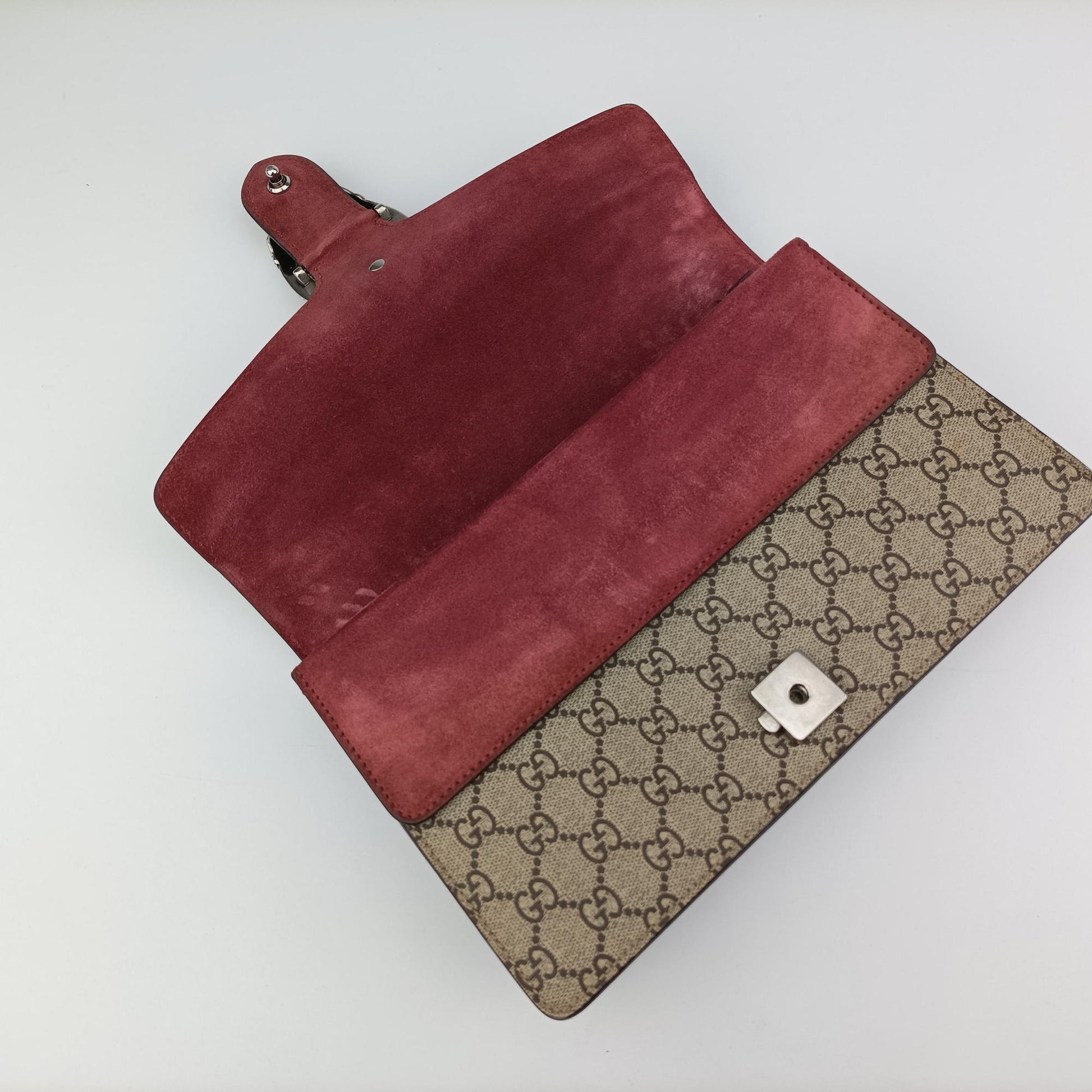 Dionysus beige×red×multicolor PVC coated canvas × suede 400249 H023059400ディオニュソス ベージュ×レッド×マルチカラー PVCコーティングキャンバス×スエード 400249 H023059400
