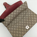 Dionysus beige×red×multicolor PVC coated canvas × suede 400249 H023059400ディオニュソス ベージュ×レッド×マルチカラー PVCコーティングキャンバス×スエード 400249 H023059400