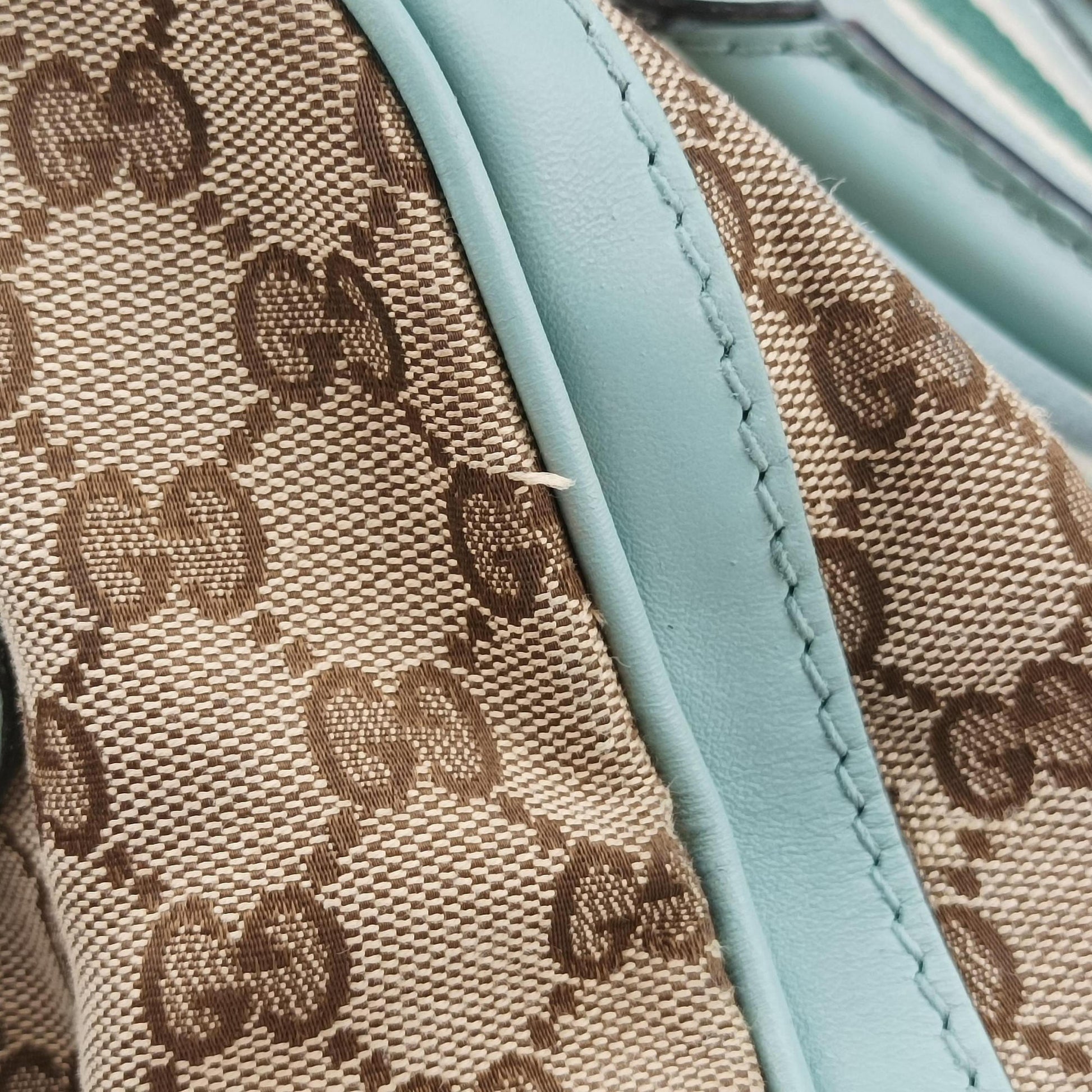 Sherry Line Blue×Beige×Multicolor GG Supreme Canvas×leather 247205 G013129299シェリーライン ブルー×ベージュ×マルチカラー キャンバス×レザー 247205 G013129299